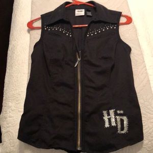 Woman’s Harley Davidson vest